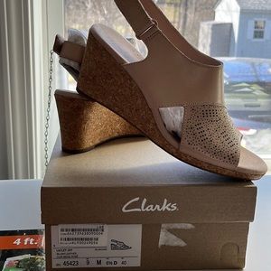 Clarks leaflet joy. Sandals brand new never worn   Make a  reasonable offer.